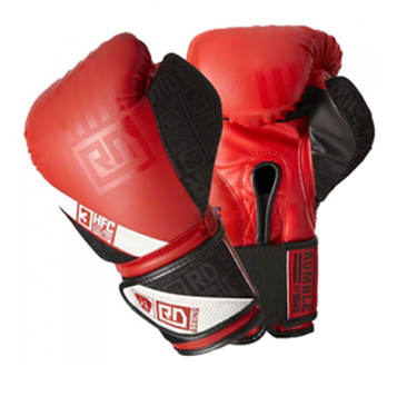 Image d'une paire de gants de boxe rouge